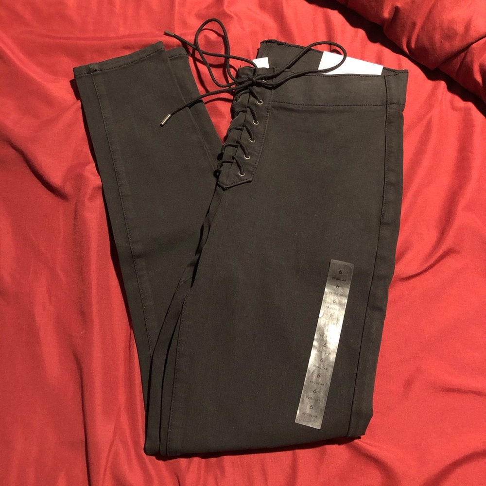 American eagle lace up 360 jegging